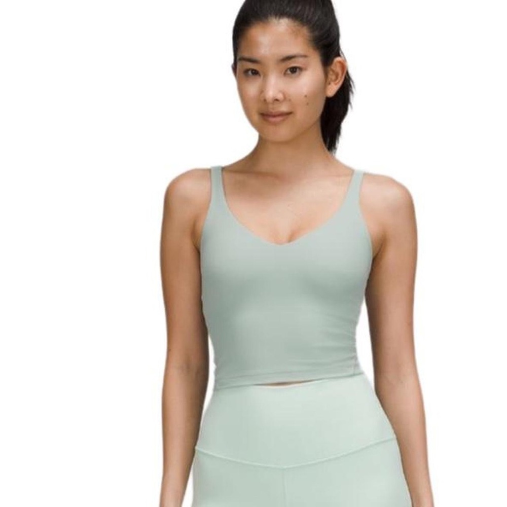 NWOT lululemon Align Tank Tank Top in Silver Blue - Size 2
